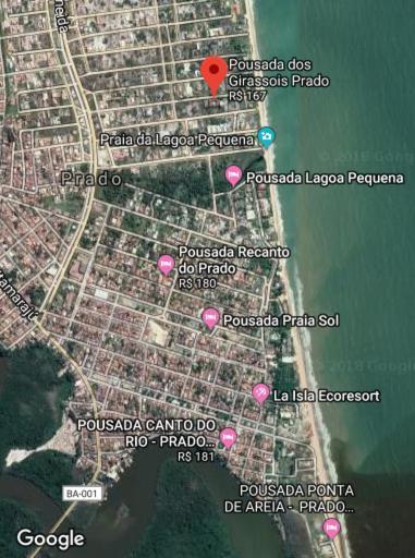 Pousada Dos Girassois Prado Exteriör bild